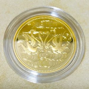 24金(K24) 投資用地金 天皇陛下御在位60年記念 10万円金貨 買取相場