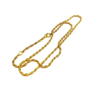 18金(K18) アクセサリー ブレスレット 金買取相場