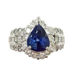 サファイア S(1.38ct メレダイヤ MD(2.88ct PT900 リング 買取相場-天王寺あべの店(大阪府大阪市) | 宝石買取実績