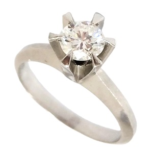 ダイヤモンド 0.58ct H SI2 Pt900 リング 買取相場