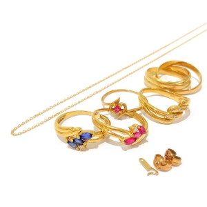 18金(K18) アクセサリー ネックレス リング パーツ買取相場