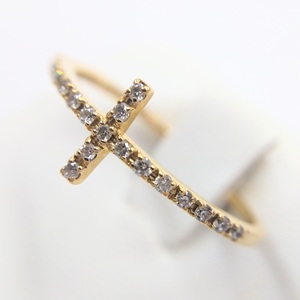 エテ(ete) リング クロスダイヤリング K18 MD)0.07ct ABランク 買取相場