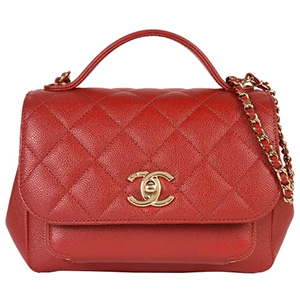 シャネル(CHANEL) マトラッセ　ビジネスアフィニティ ショルダーバッグ ２WAY A93749 レッドゴールド金具 スフトキャビアスキン 買取相場