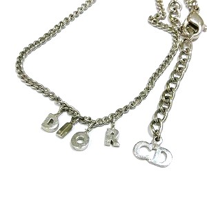 クリスチャンディオール(Christian Dior) ミニ DIOR ロゴ ネックレス 買取相場