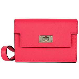 エルメス(HERMES) ケリー ポケット スリム コインケース ローズエクストリーム ヴォーマダム B刻印 Aランク 買取相場