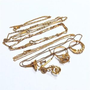 18金(K18) アクセサリー ネックレス リング 買取相場