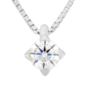ダイヤモンド D(0.235ct E VS1 EX)　Pt850ネックレス 買取相場