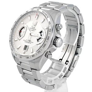 タグホイヤー(TAG HEUER) グランドカレラ キャリバー17 RS CAV511B.BA0902 ホワイト文字盤 自動巻 SS ABランク 買取相場