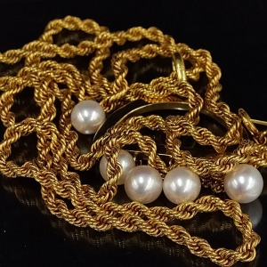 18金(K18) アクセサリー ネックレス 買取相場