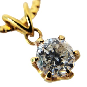 ダイヤモンド D（1.02ct I I2 メレダイヤK18 ネックレス 買取相場