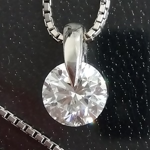 ダイヤモンド D(1.035ct H SI2 PT900 PT850 ネックレス 買取相場