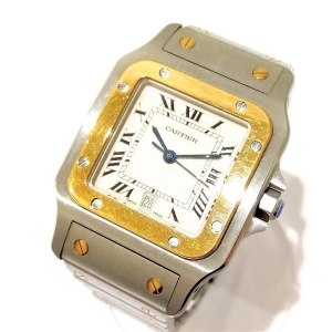 カルティエ(Cartier) サントスガルべ LM クォーツ 187901 SS YG 買取相場