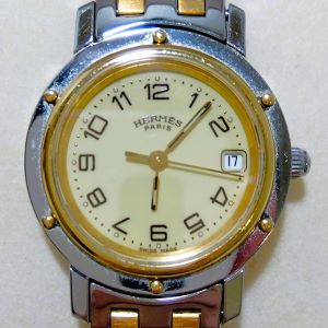 エルメス (HERMES) 時計 クッリパー CL4.220 アイボリー文字盤 買取相場