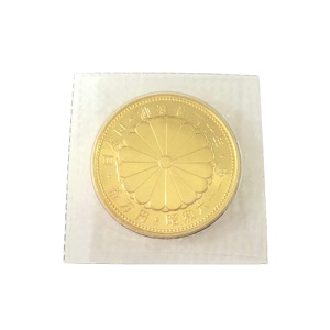 24金(K24) 投資用地金 天皇陛下御在位60年記念 10万円金貨 買取相場