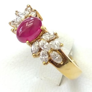 ポンテヴェキオ(Ponte Vecchio) リング K18(18金) R(1.29ct MD(0.72ct 買取相場