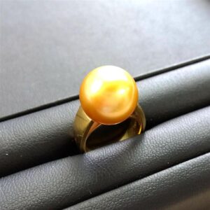 タサキ(TASAKI) 14.5㎜南洋真珠 750YG リング 買取相場
