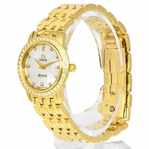 オメガ(OMEGA) デ・ヴィル 4175.76.00 クォーツ 18金イエローゴールド(K18YG) ダイヤベゼル ダイヤインデックス 金無垢 Aランク 買取相場