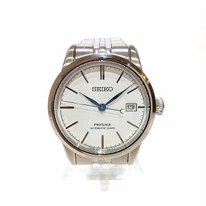 セイコー(SEIKO) プレサージュ クラフツマンシップ 白文字盤 琺瑯ダイヤル SS 自動巻き 買取相場