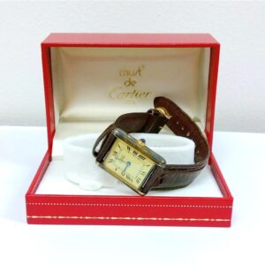 カルティエ(CARTIER) カルティエ ヴェルメイユ マストタンク SV925 クォーツ時計 買取相場