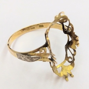 18金(K18) アクセサリー リング枠 買取相場