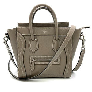 セリーヌ (CELINE) ラゲージ ナノ ハンドバッグ レザー 189243DRU ABランク 買取相場