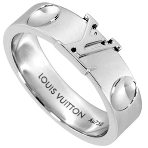 ルイ・ヴィトン(Louis Vuitton) リング バーグアンプラントLV　K18WG Q9K97R ABランク 買取相場