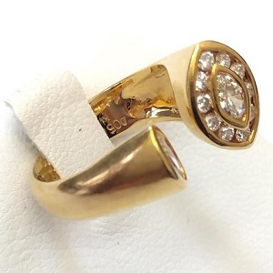 ダイヤモンド MD(0.50ct K18 リング 買取相場