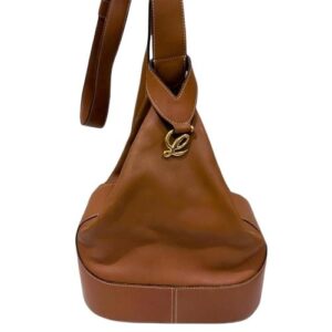 ロエベ(LOEWE) ショルダーバッグ アントン　ポーチ付き レザー ブラウン 買取相場