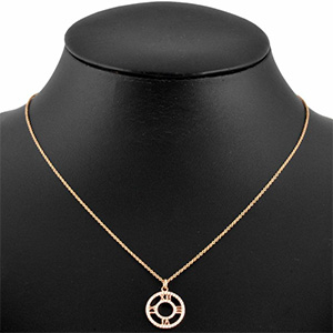 ティファニー(Tiffany&CO) ネックレス アトラス オープン サークル K18PG ABランク 買取相場