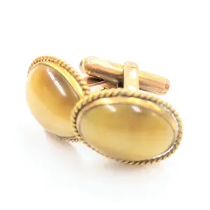 8金(K8) アクセサリー 石付カフスボタン 買取相場