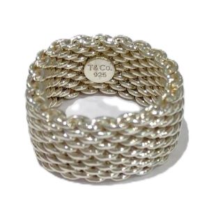 ティファニー(Tiffany＆Co) リング サマセットメッシュ SV925 Aランク 買取相場