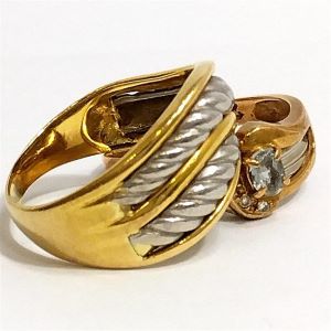 18金(K18) Pt850 アクセサリー リング 買取相場