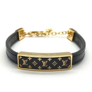 ルイ・ヴィトン(Louis Vuitton) ブレスレット ナノグラム M8676Z レザー Aランク 買取相場