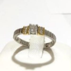 ダイヤモンド D(0.21ct G SI1 メレダイヤ MD(0.08ct K18:Pt900 リング 買取相場