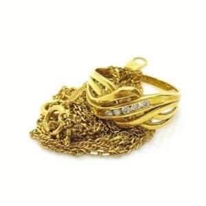18金(K18) アクセサリー ネックレス リング 買取実績