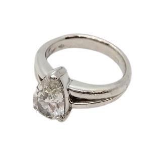 ダイヤモンド D(2.01ct I SI2) Pt850 リング 買取相場