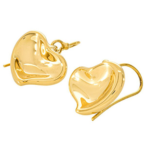 ティファニー(Tiffany＆Co) ピアス フルハート K18 ABランク 買取相場