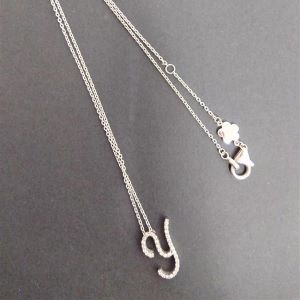 ポンテヴェキオ(Ponte Vecchio) K18WG ダイヤモンド MD(0.16ct イニシャルY ネックレス ABランク ポンテヴェキオ買取相場-横浜店(神奈川県横浜市)｜ブランド買取実績画像