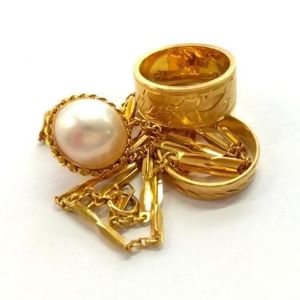 18金(K18) アクセサリー ネックレス リング 買取相場