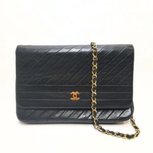 シャネル(CHANEL) ラムスキン チェーンショルダーバッグ ブラック Bランク 買取相場-銀座本店(東京都中央区)｜ブランド買取実績
