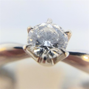 ダイヤモンド D(0.3ct H SI2 リング Pt900 買取相場