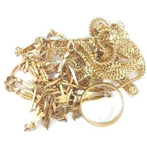 18金(K18) アクセサリー ネックレス リング 買取相場