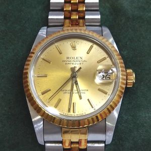 ロレックス(ROLEX) 腕時計 デイトジャスト31 68273 K18YG×SS Bランク 買取相場