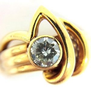 ダイヤモンド D(0.35ct K SI1 18金(K18) リング ダイヤモンド買取相場