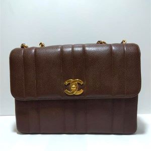 シャネル(CHANEL) ショルダーバッグ マドモアゼル ココマーク キャビアスキン Bランク 買取相場