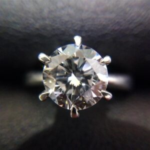 ダイヤモンド D(2.075ct D VS2 VG) Pt900 リング 買取相場