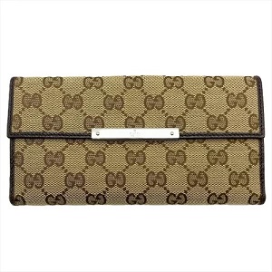 グッチ(GUCCI) 長財布 Wホック 112715 GGキャンバス 買取相場