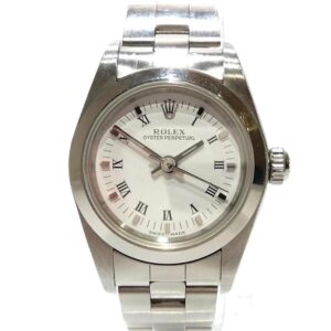 ロレックス(ROLEX) 腕時計 オイスターパーペチュアル ノンデイト 76080 ホワイト文字盤 A番 買取相場