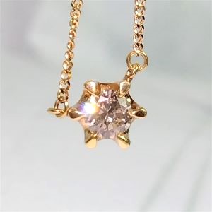 ダイヤモンド D(0.32ct H SI2 K18 ネックレス 買取相場