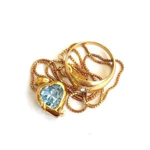 18金(K18) アクセサリー ネックレス リング 買取相場